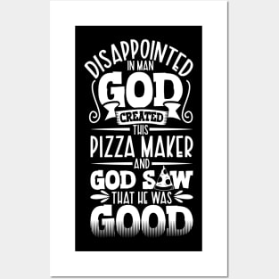 Disappointed in man - pizza expert Posters and Art